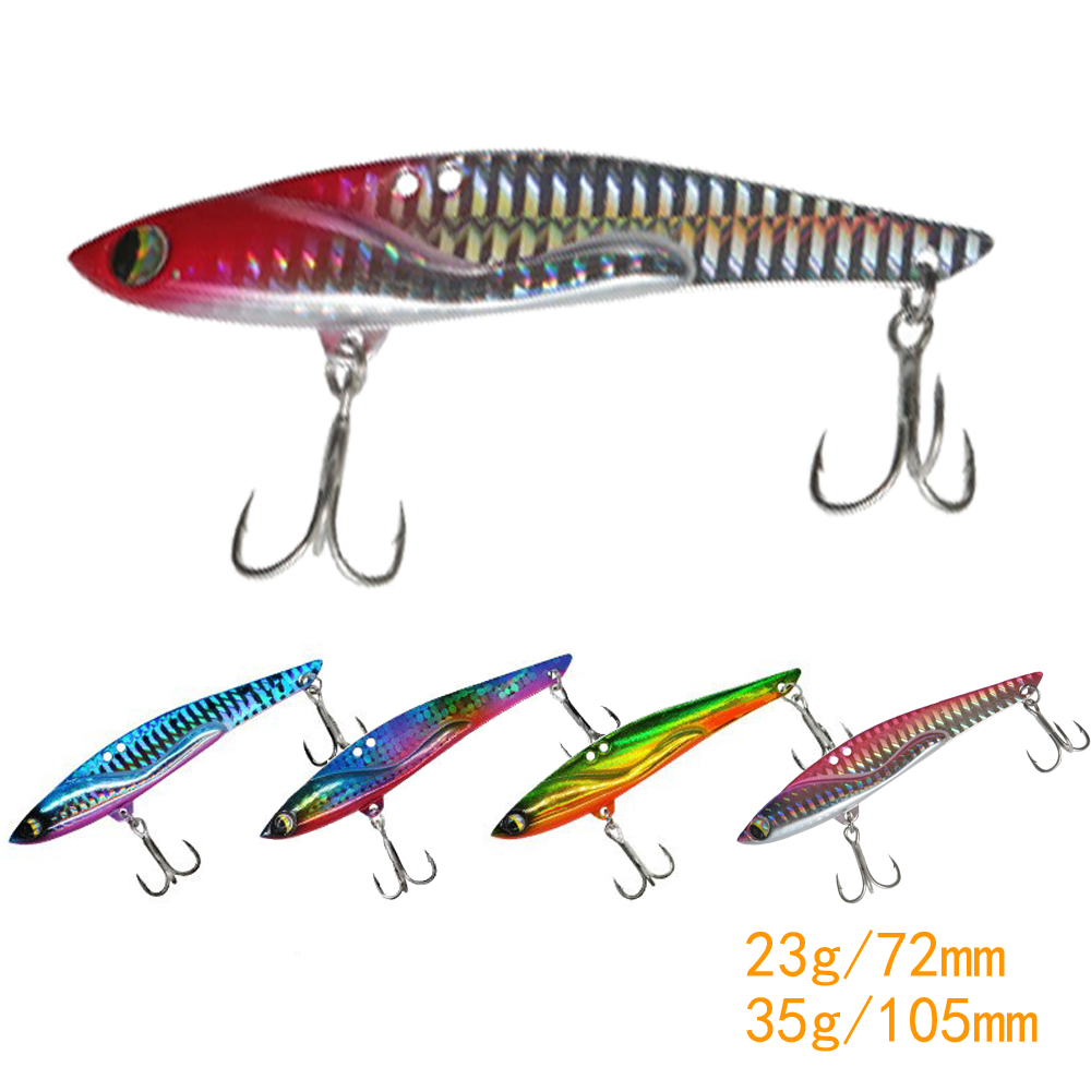 2PCS 105mm 35g 72mm 23g VIB Fi - Fishing Lure Swimbait 评论和价格