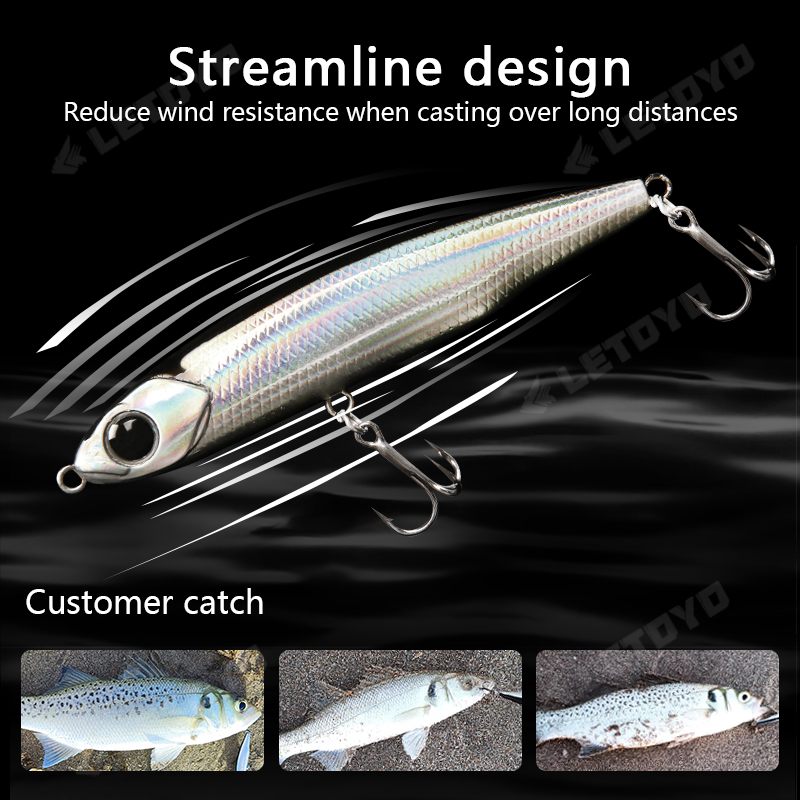 LETOYO Sinking Pencil 17g 12g- - Fishing Lure Swimbait 评论和价格