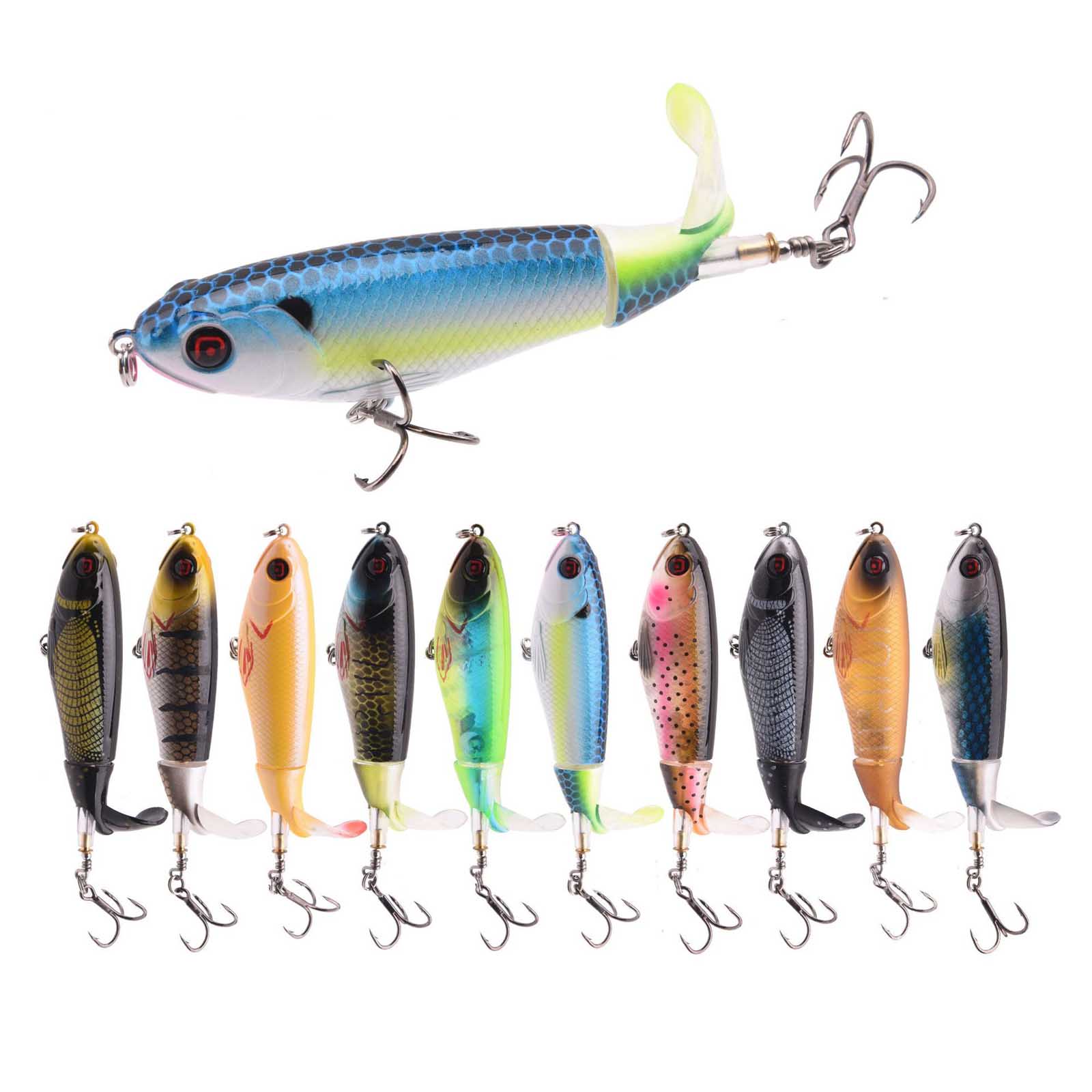 10.5cm/17g Propeller Tractor T - Fishing Lure Topwater 评论和价格
