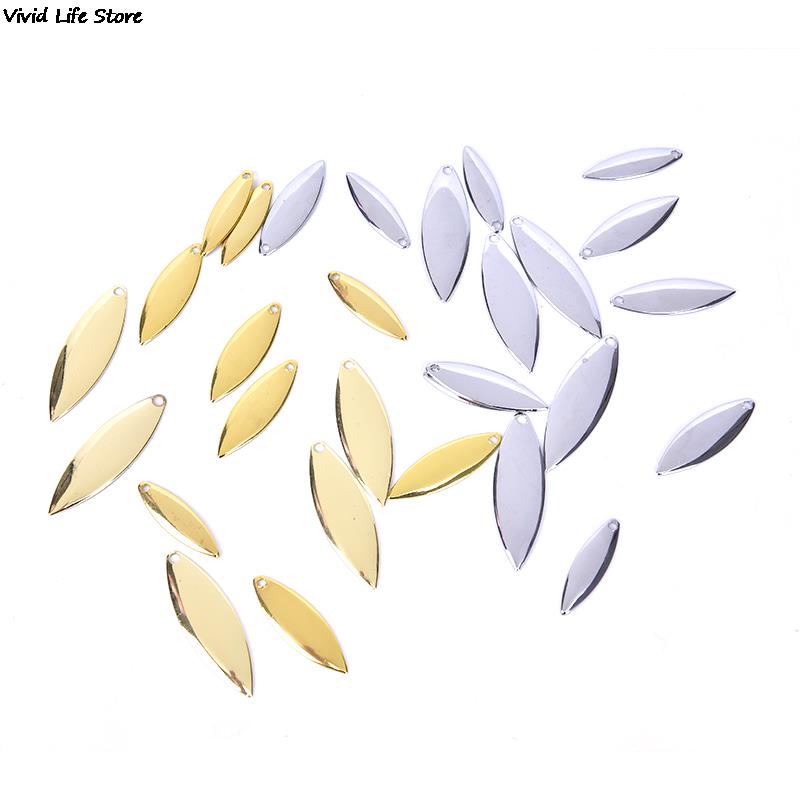 50pcs 45g/50g/75g Metal Willow - Fishing Lure Blade Bait 评论和价格
