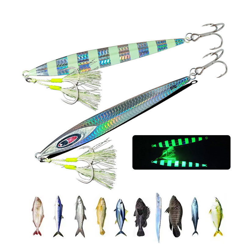 Long Blade Pesca Fast Jig Vert - Fishing Lure Blade Bait 评论和价格