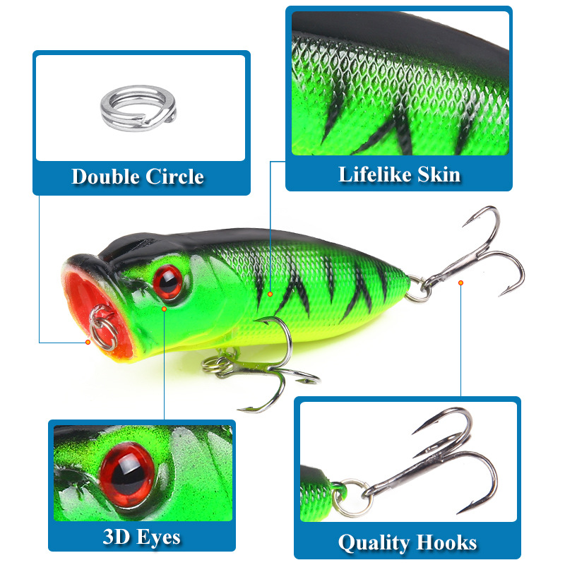 6pcs 6colors（opp bag）/5pcs 5co - Fishing Lure Topwater 评论和价格