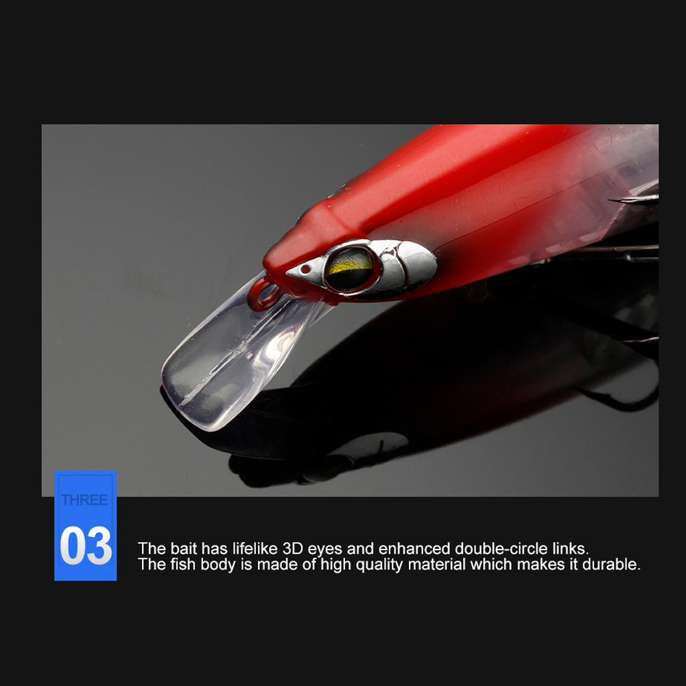 JOHNCOO Floating Minnow 130mm  - Fishing Lure Blade Bait 评论和价格