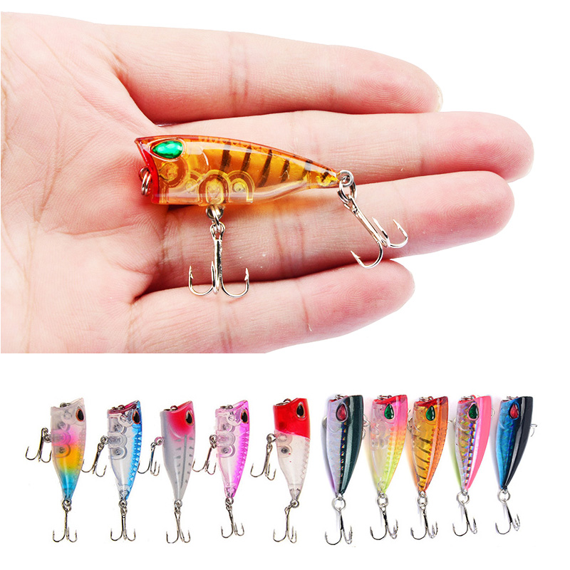 YUCONG 1PC Mini Popper Fishing - Fishing Lure Topwater 评论和价格