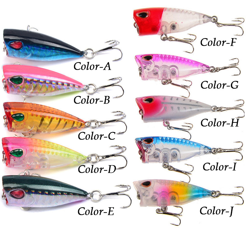 YUCONG 1PC Mini Popper Fishing - Fishing Lure Topwater 评论和价格